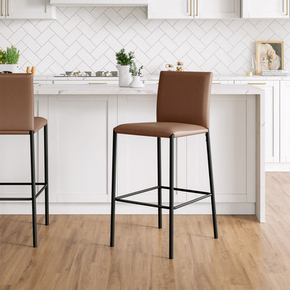 Bronte Metal Counter and Bar Stools