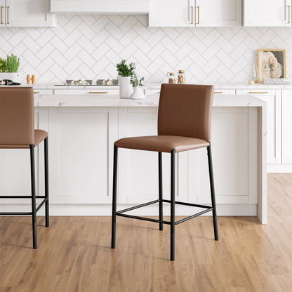Bronte Metal Counter and Bar Stools