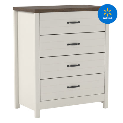 Lancaster Wood 4 Drawer Dresser