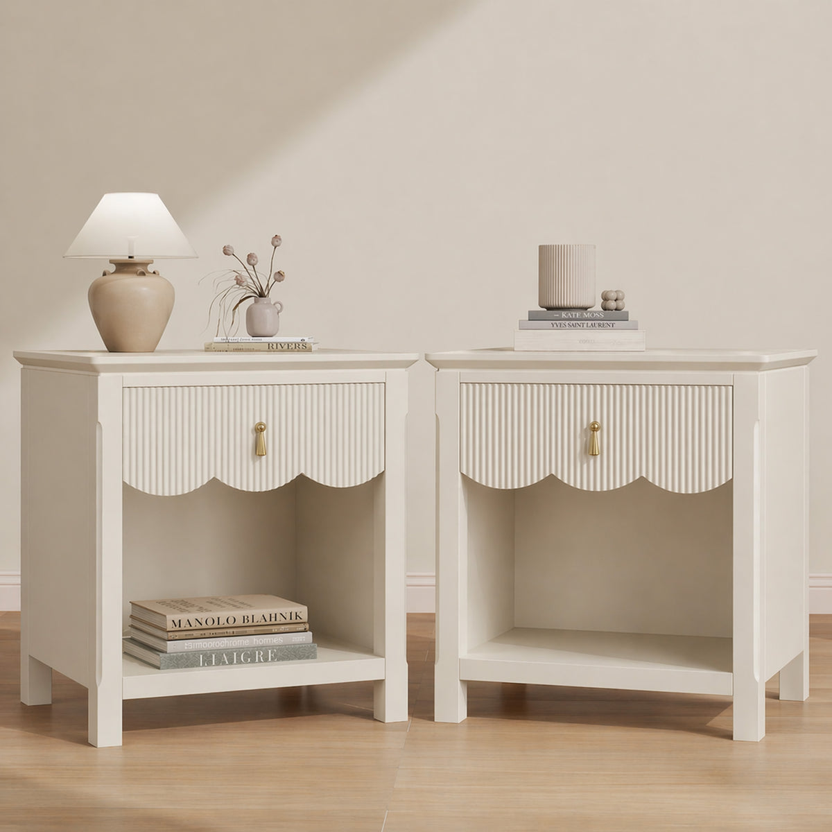 Amonson Wood Nightstand, Set of 2