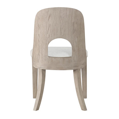 Niamh Wood and Upholstered Dining Chair, Set of 2