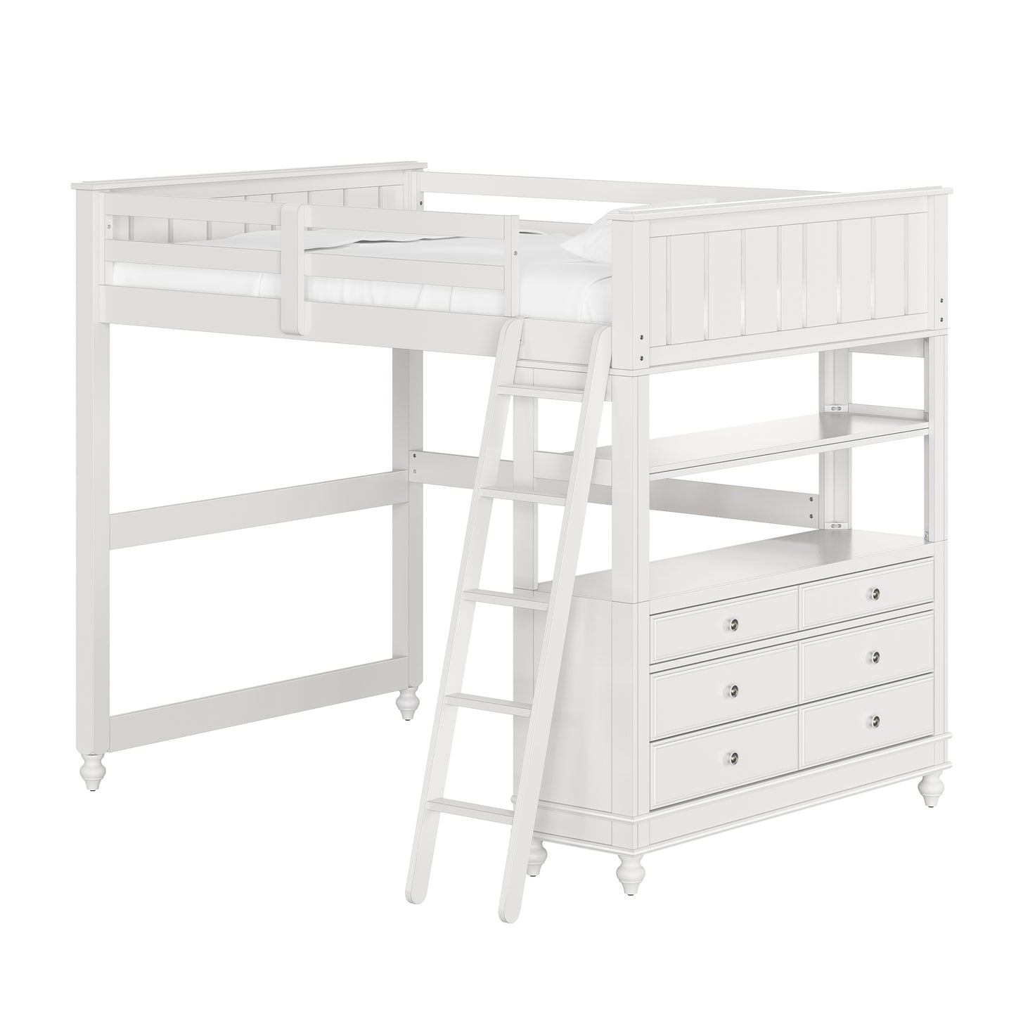 Lake House Wood Loft Bed