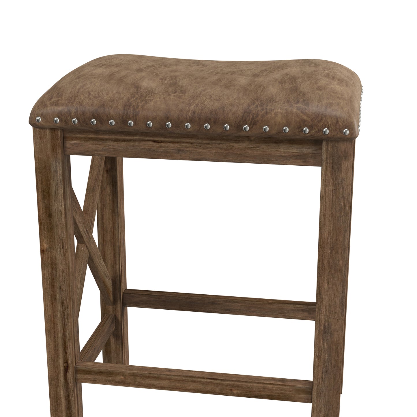 Willow Bend Wood Stool, Set of 2