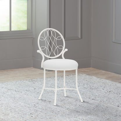 O'Malley Metal Vanity Stool