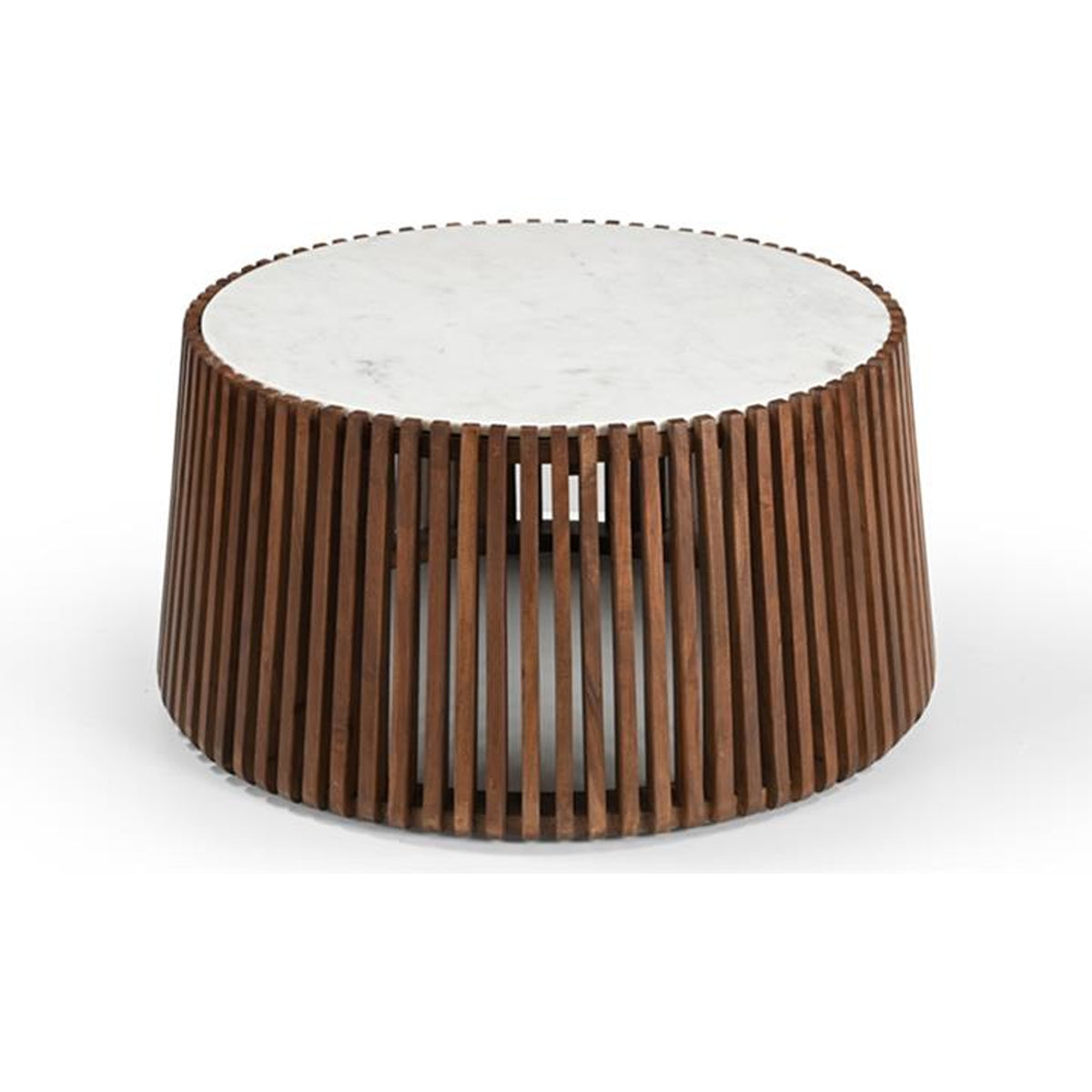 Nell Wood and Marble Coffee Table