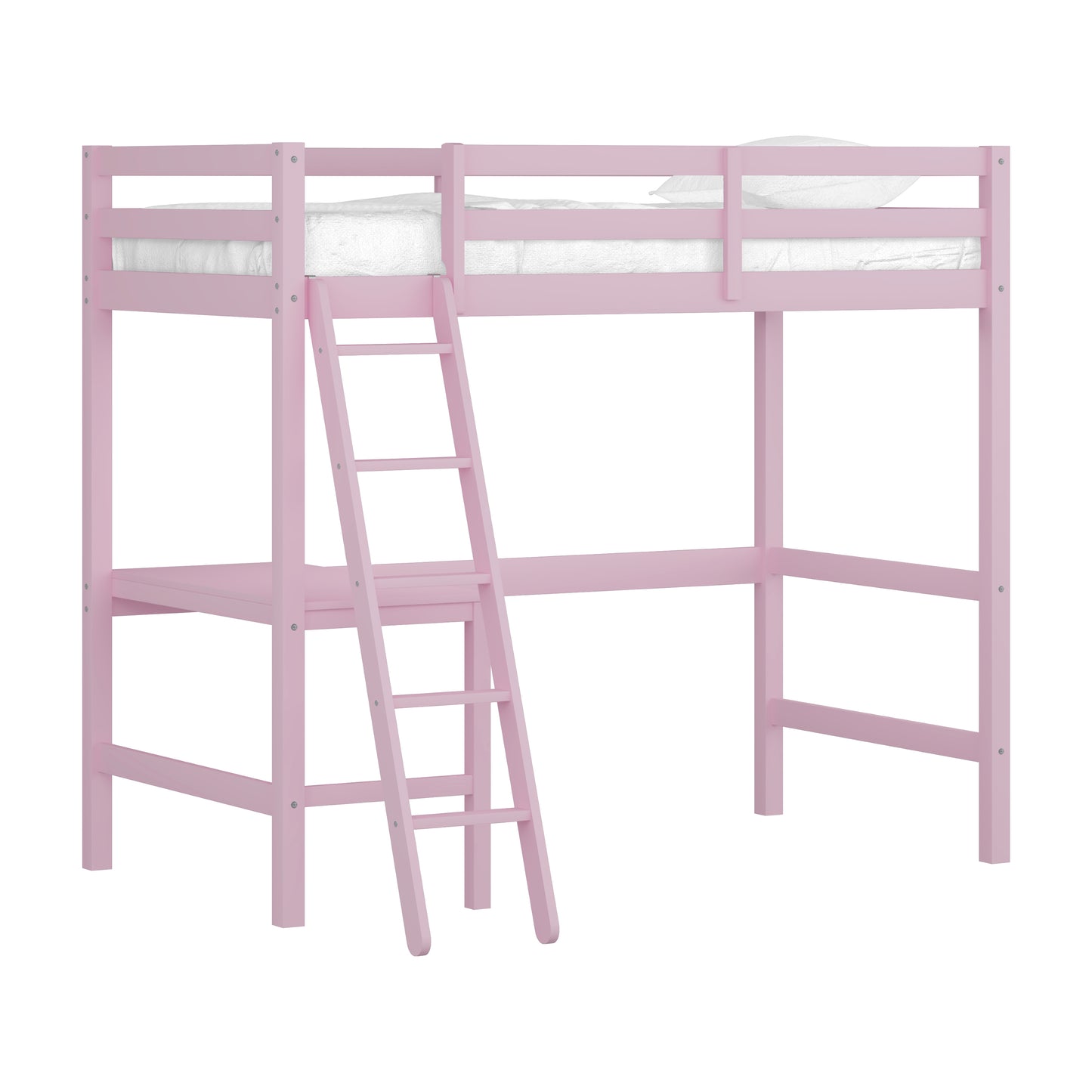 Caspian Wood Twin Loft Bed