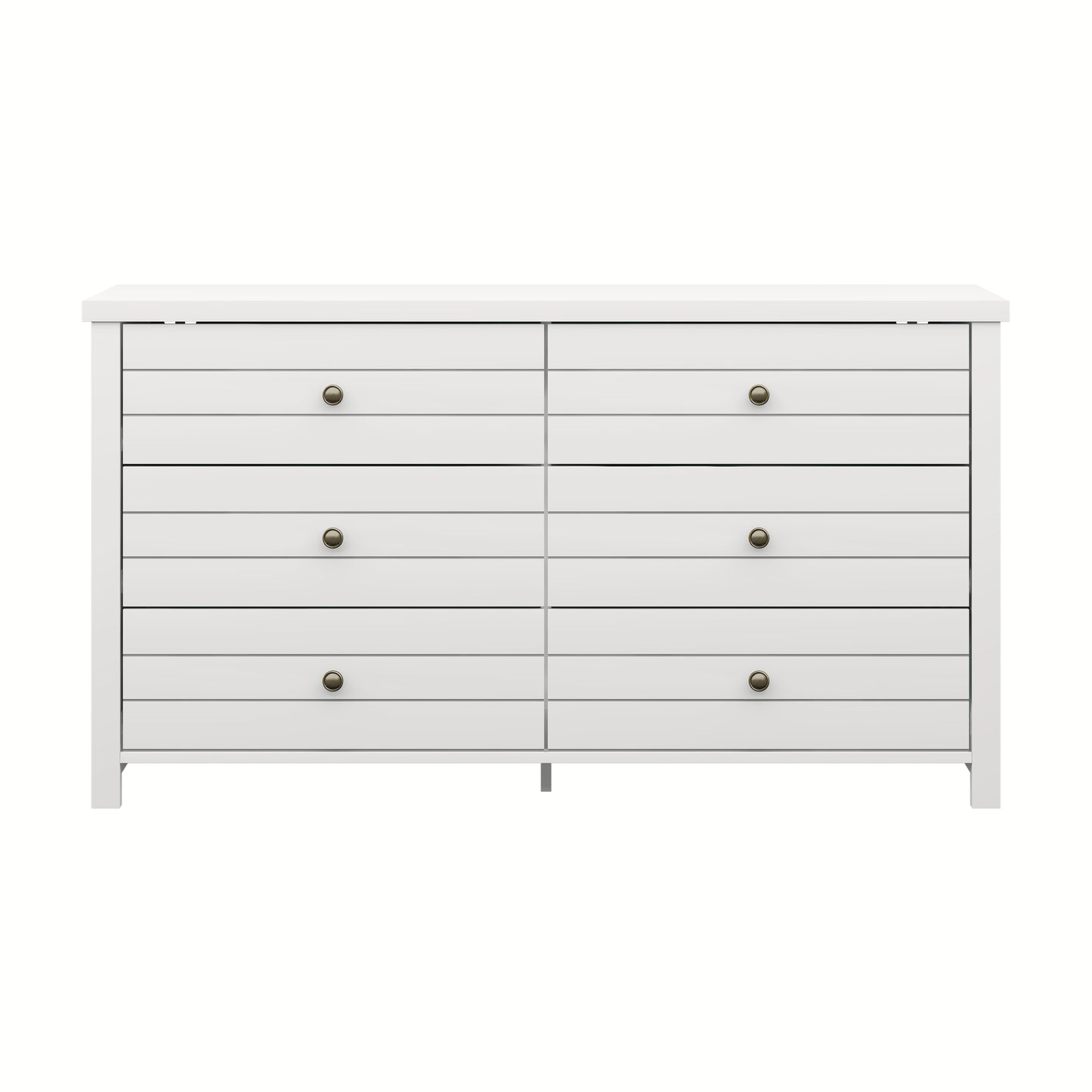 Harmony Wood 6 Drawer Dresser
