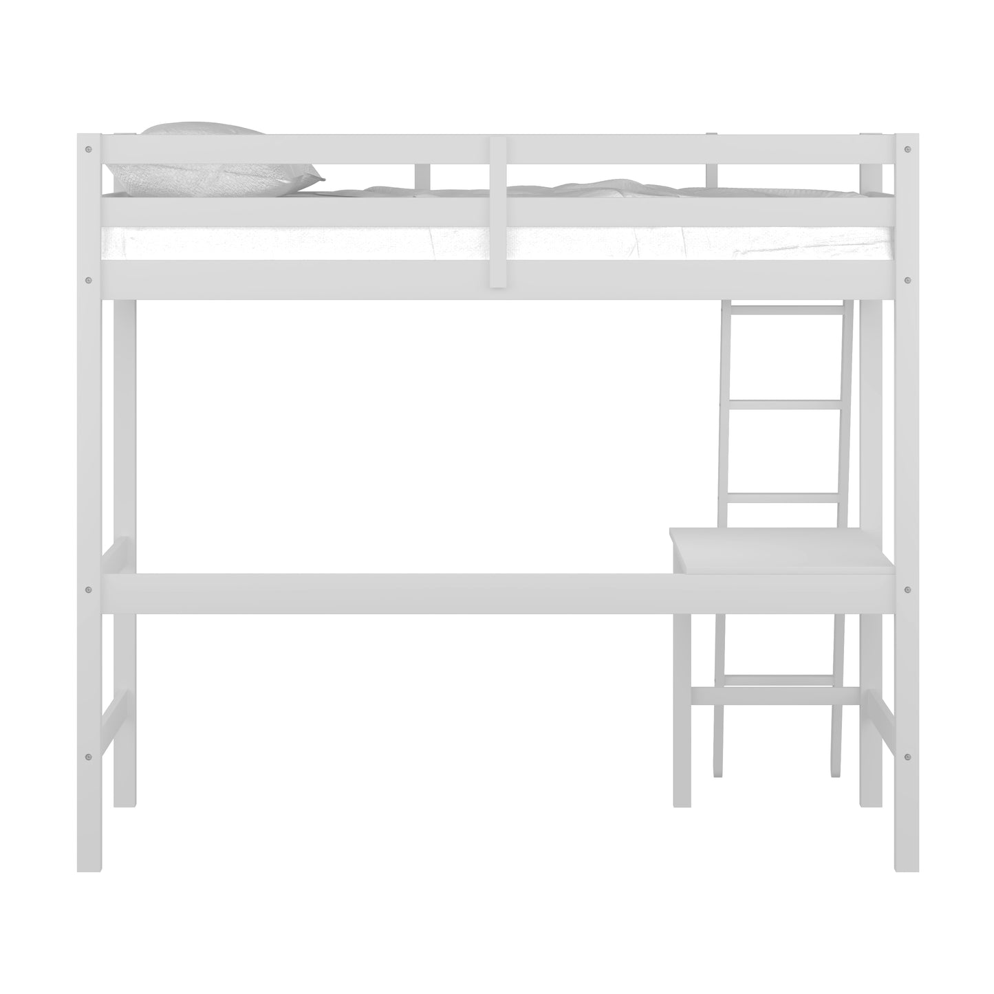 Caspian Wood Twin Loft Bed