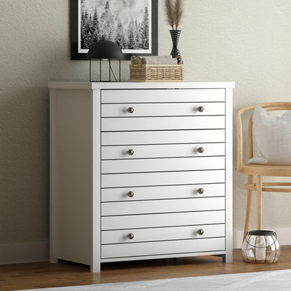 Harmony Wood 4 Drawer Dresser