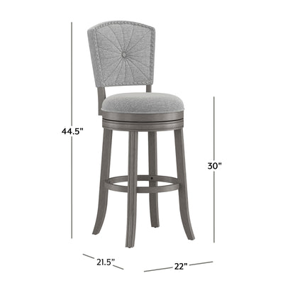 Santa Clara II Wood Stool