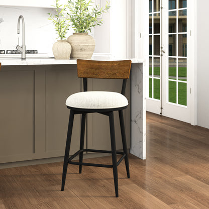 Southbridge Metal Counter and Bar Stools