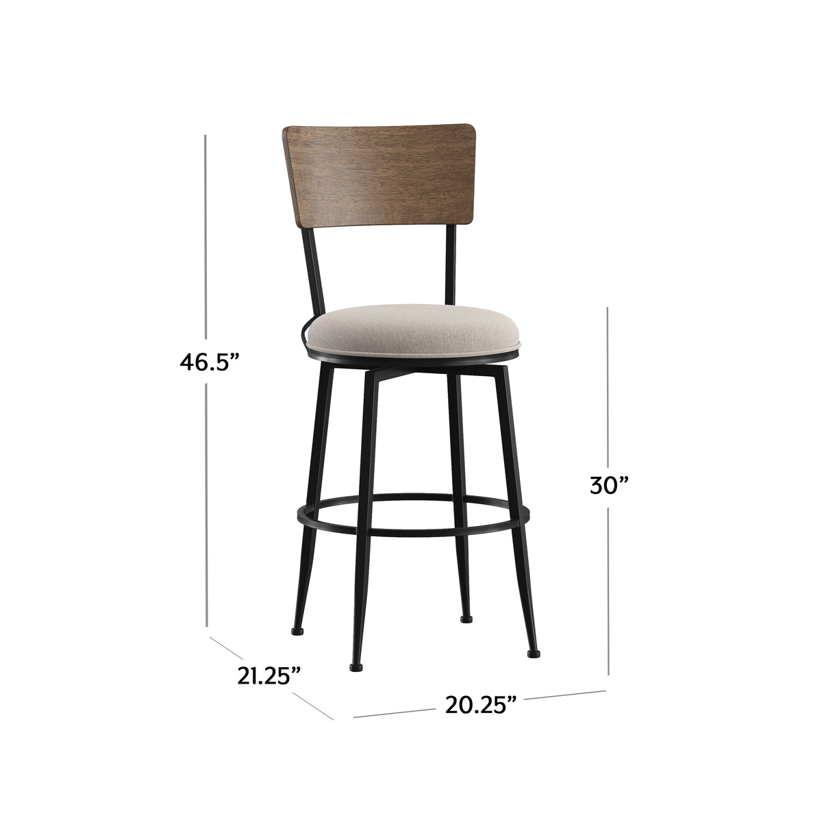 Creason Metal Counter and Bar Stools
