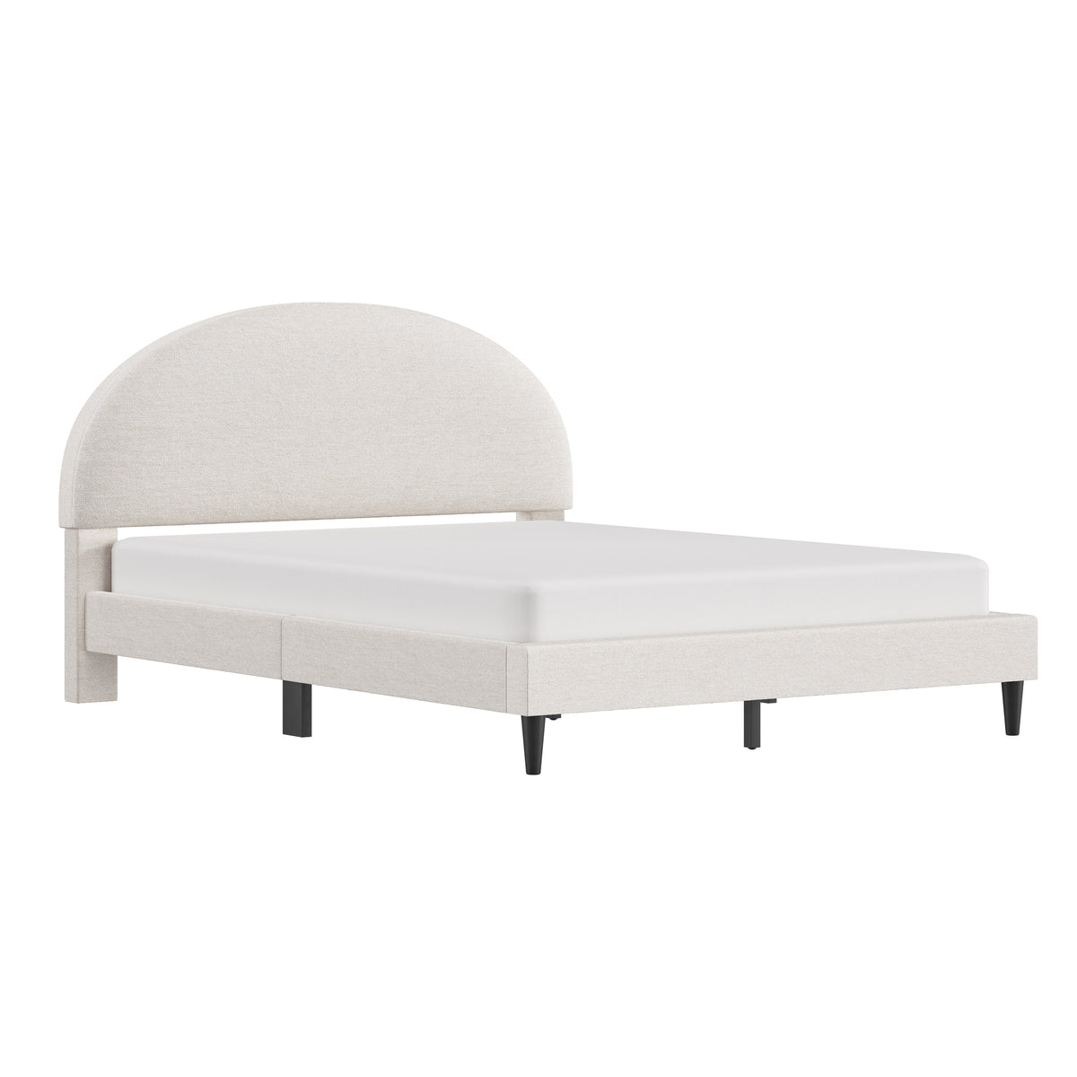 Hycliff Half Moon Upholstered Queen Bed