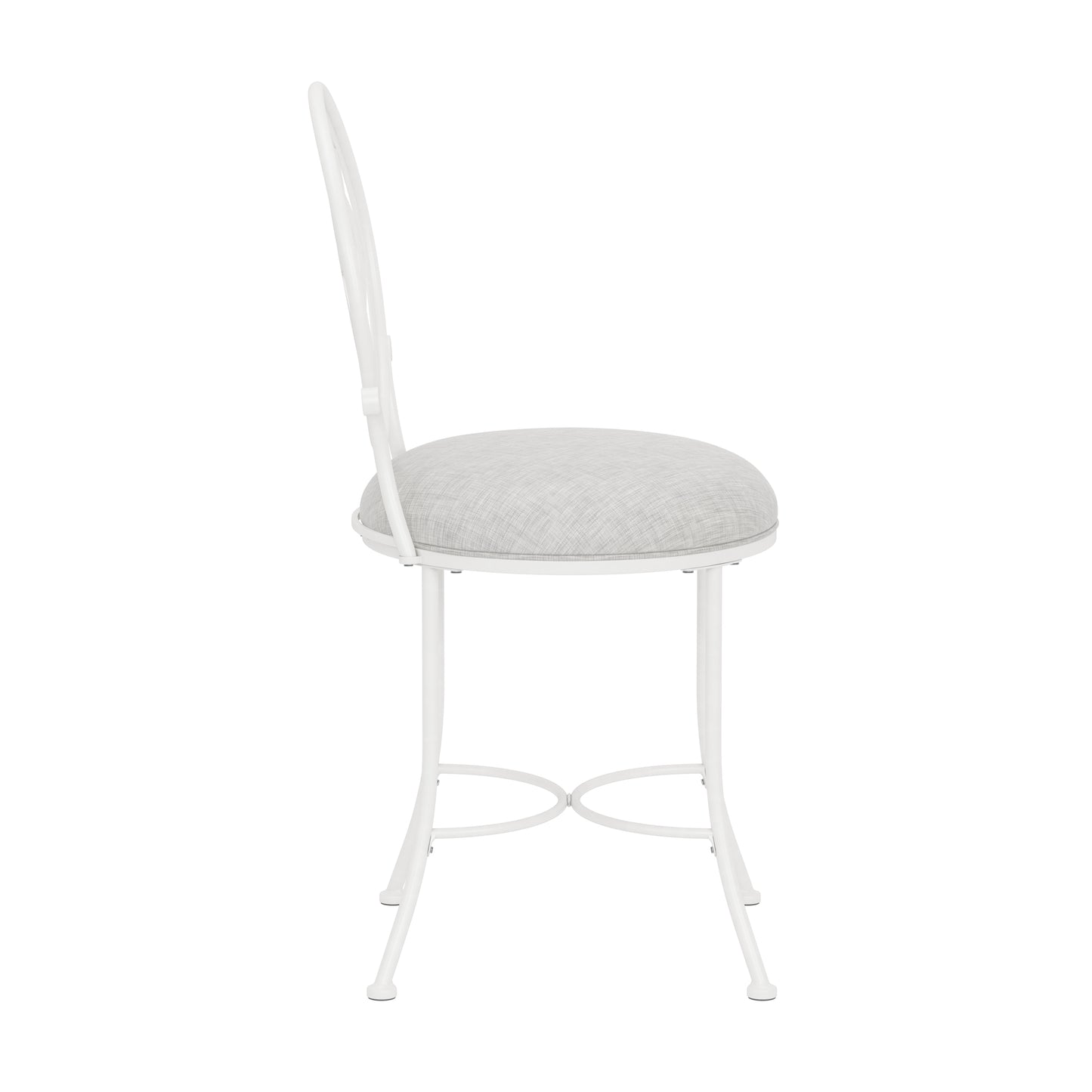 Marsala Metal Vanity Stool