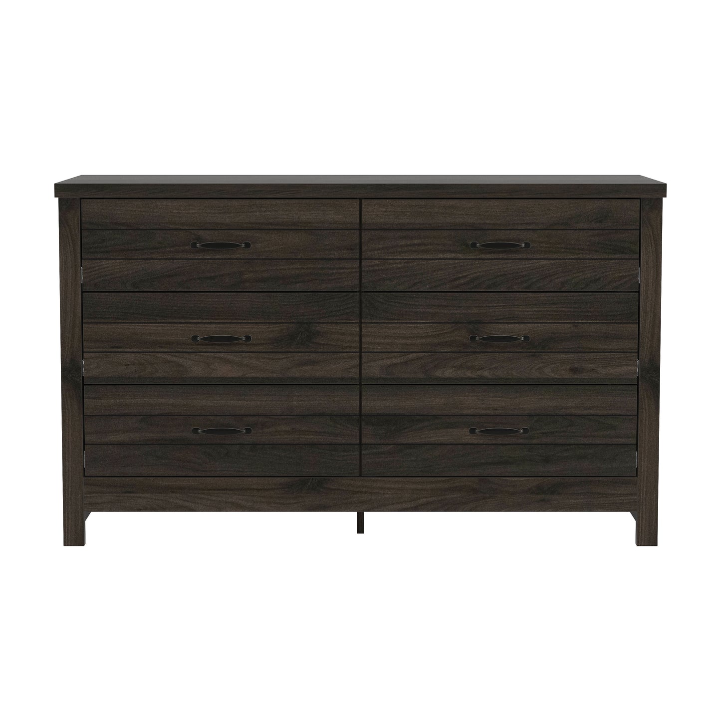 Lancaster Wood 6 Drawer Dresser