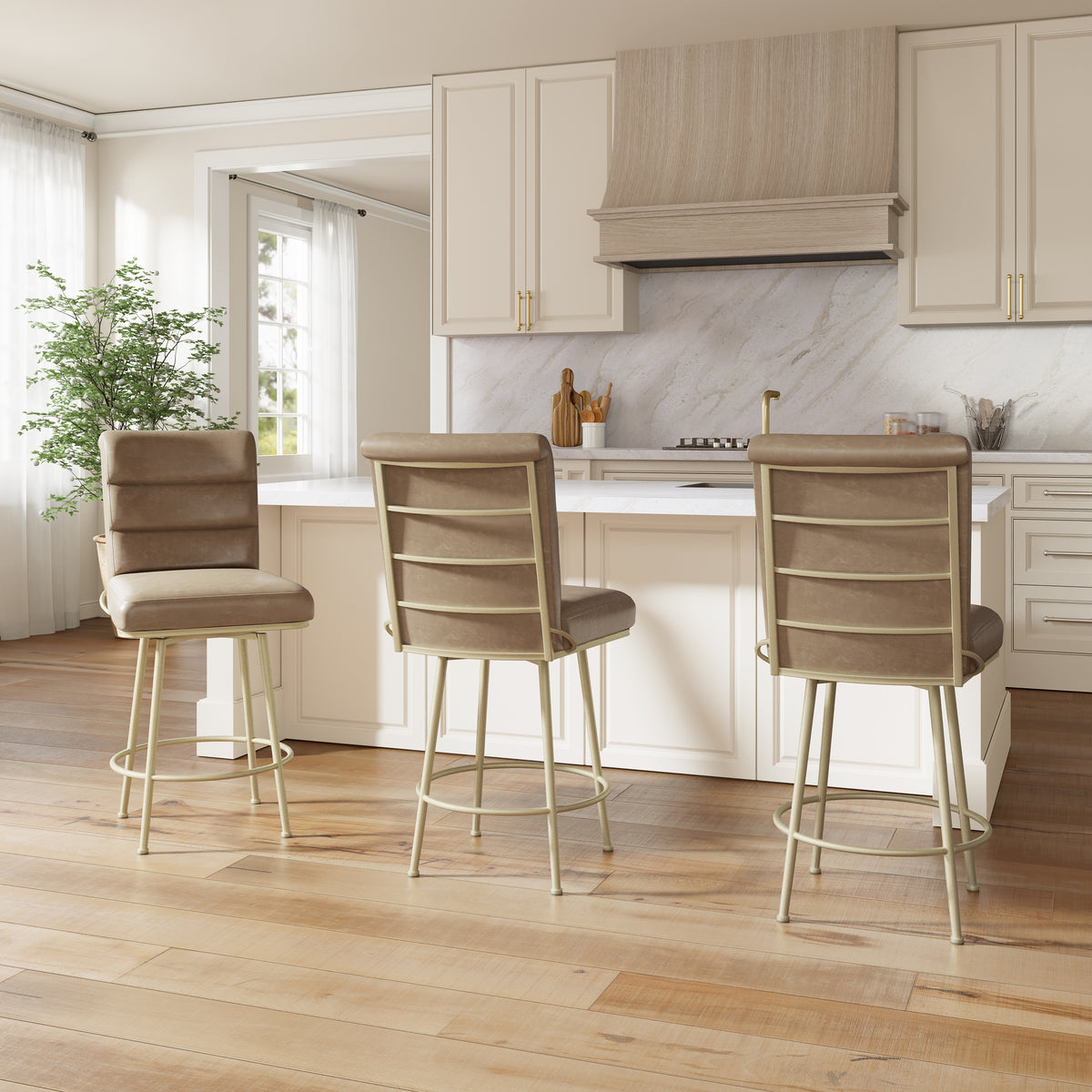 Stause Metal Counter and Bar Stools
