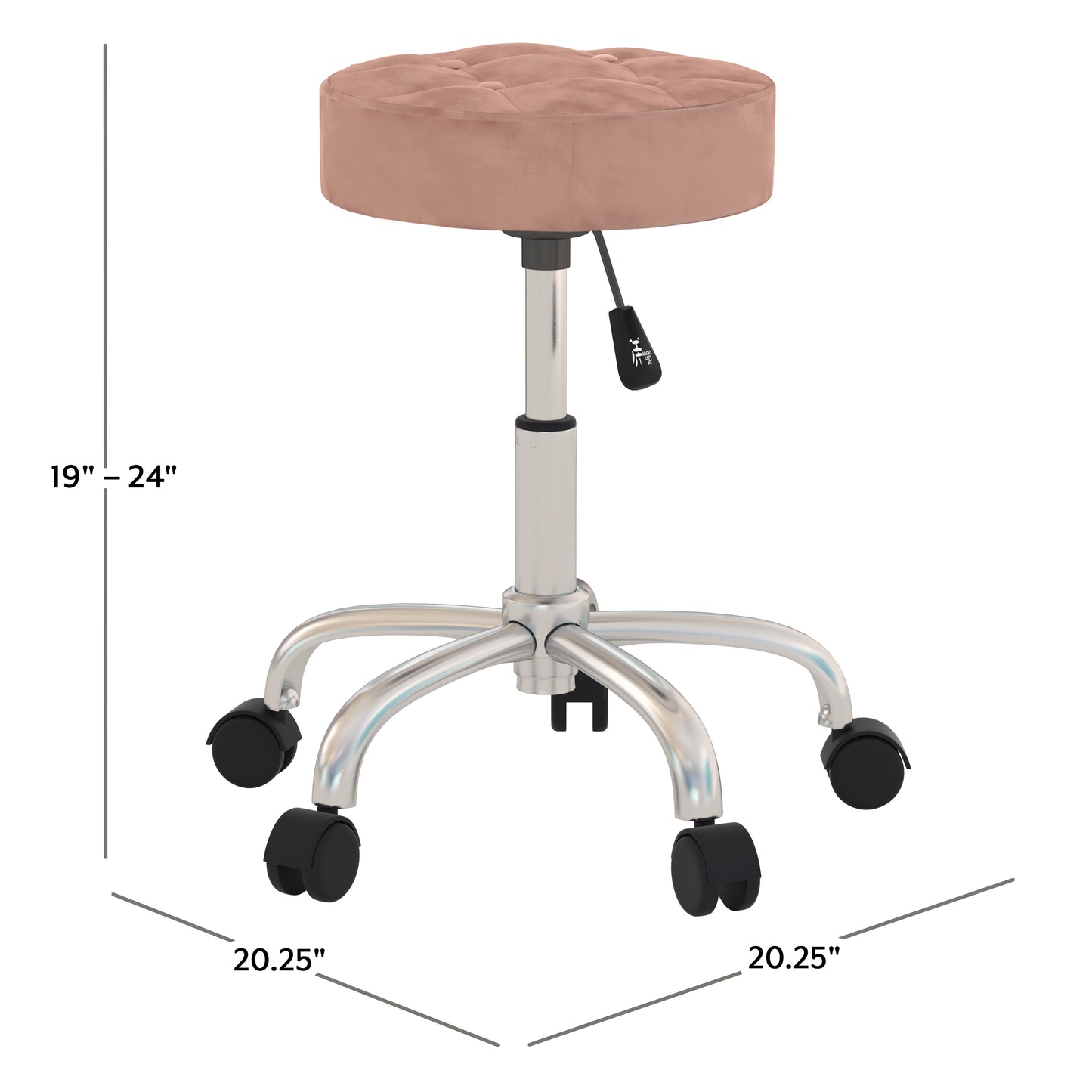 Nora Metal Vanity Stool