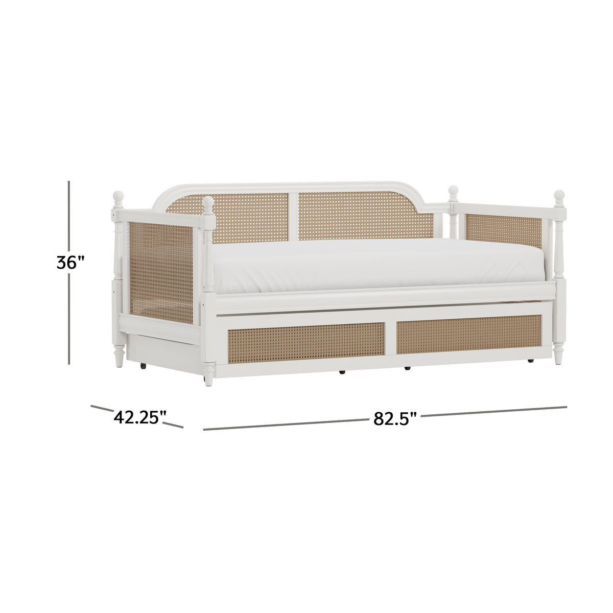 Melanie Wood Daybed with Trundle