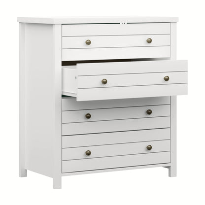 Harmony Wood 4 Drawer Dresser