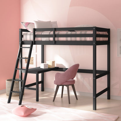 Granwood Wood Twin Loft Bed