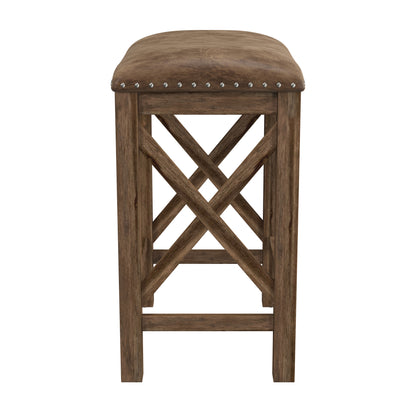 Willow Bend Wood Stool, Set of 2