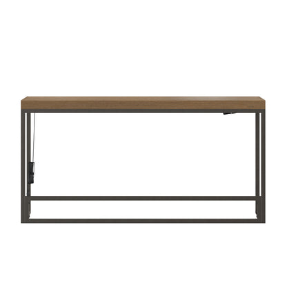 Reserve Wood and Metal Sofa Table