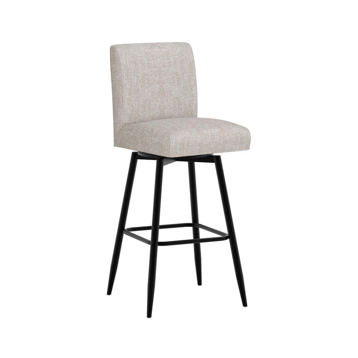 Uniquely Yours Metal Stool, Parson / Oatmeal / Black