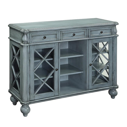 Azure Wood Cabinet