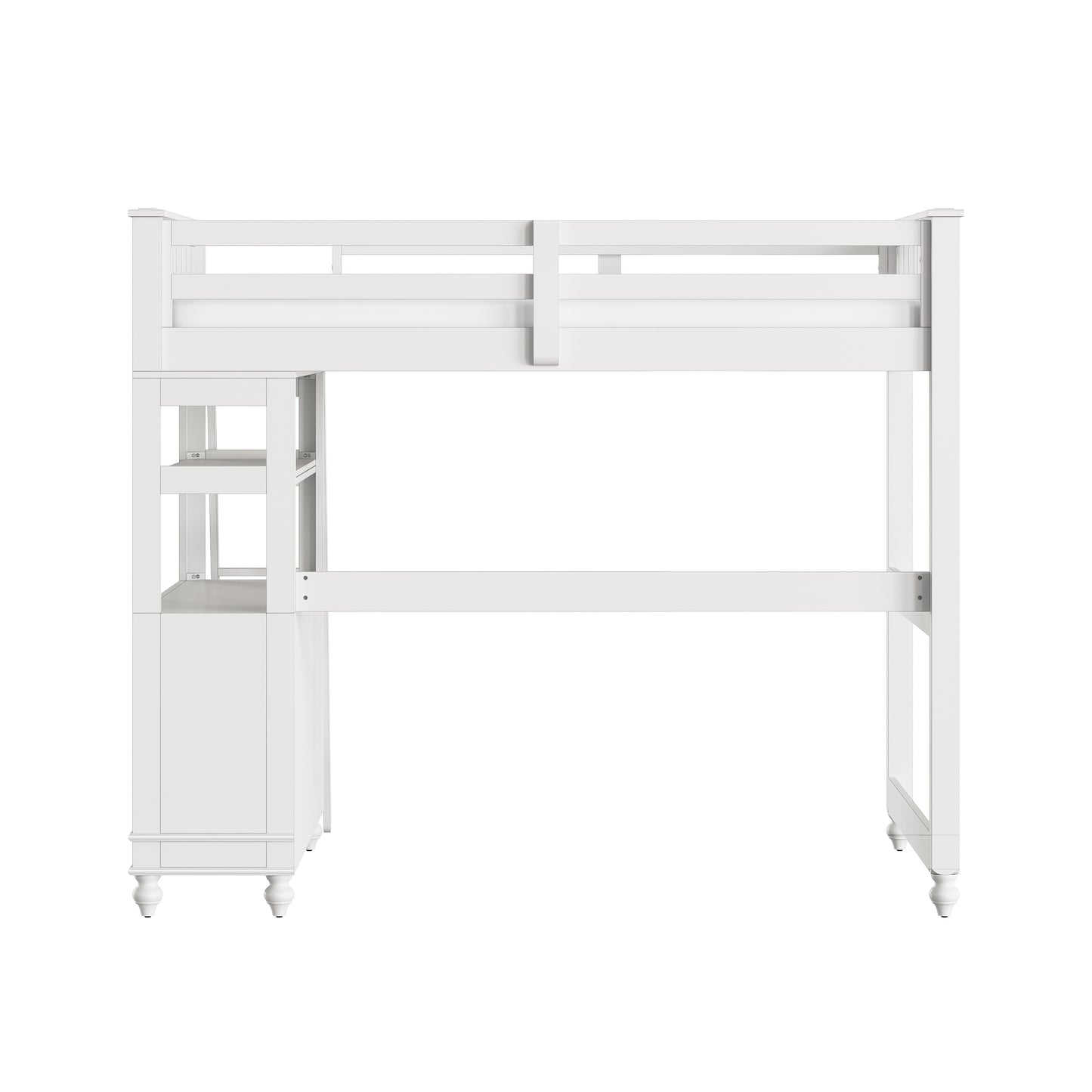 Lake House Wood Loft Bed