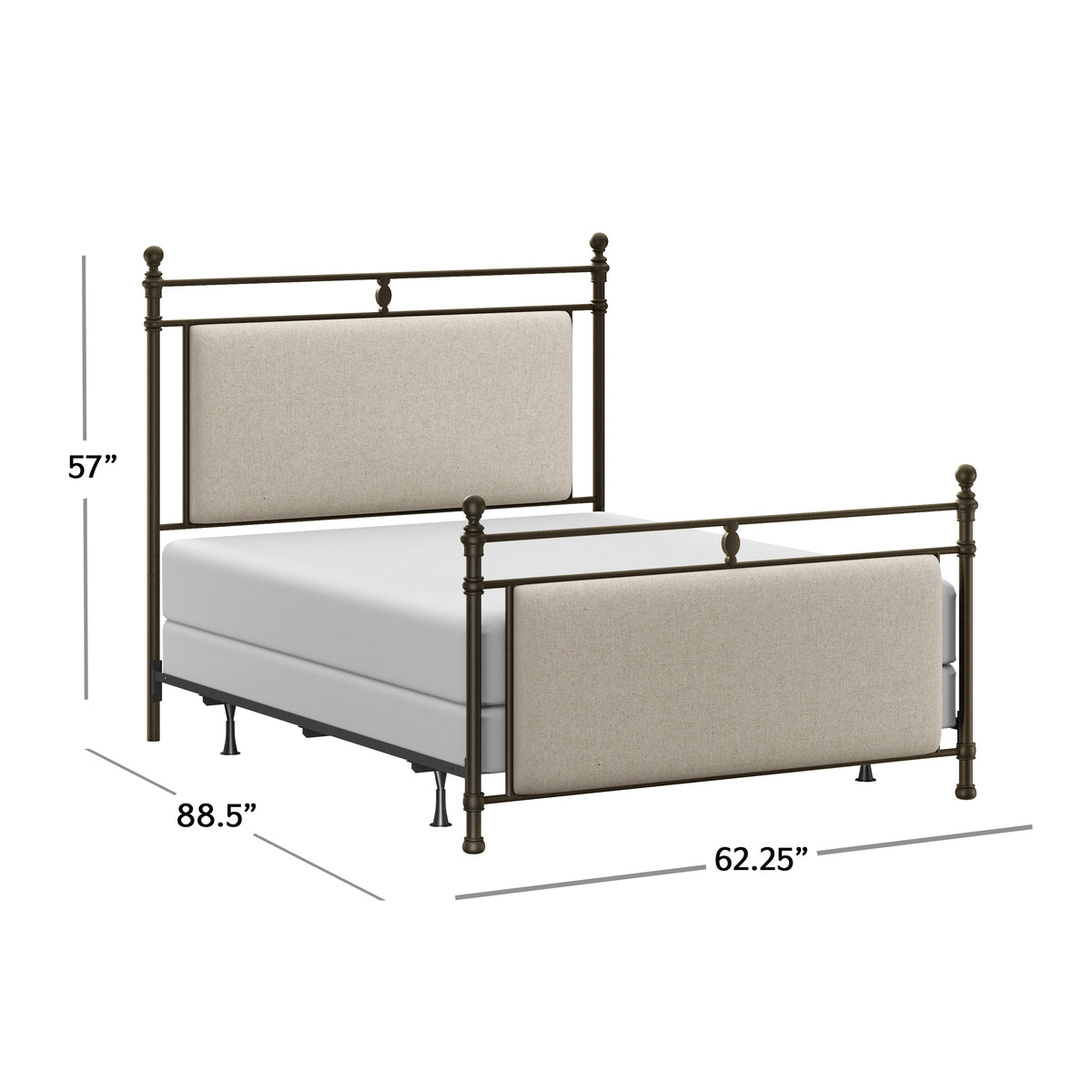 Ashley Metal Bed with Frame