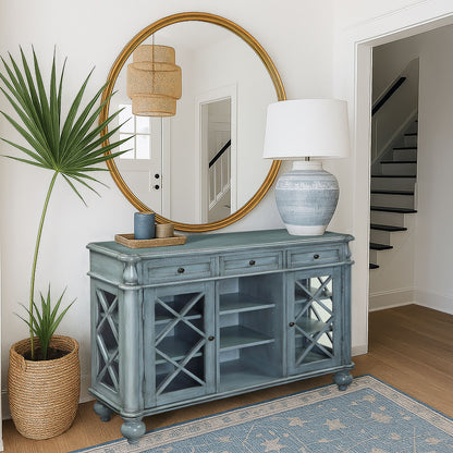 Azure Wood Cabinet