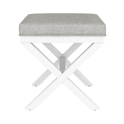 Somerset Wood Vanity Stool