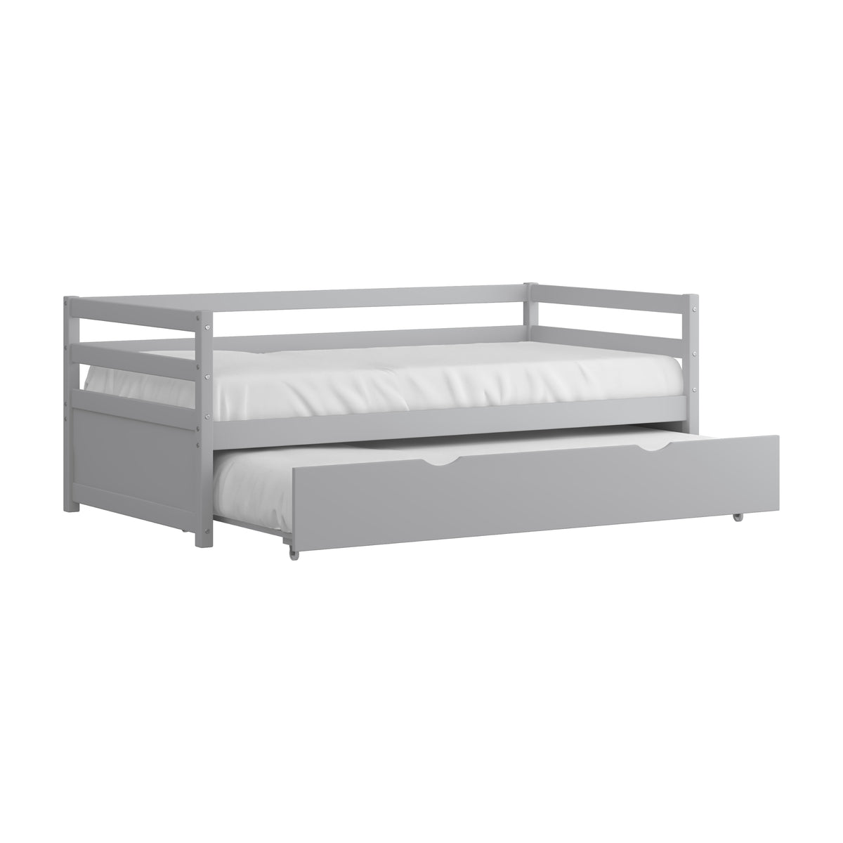 Caspian Wood Daybed, Gray