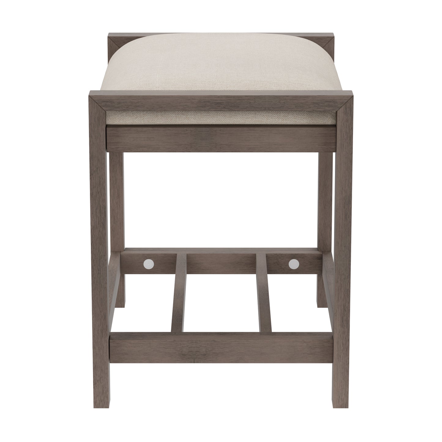 Amelia Wood Vanity Stool