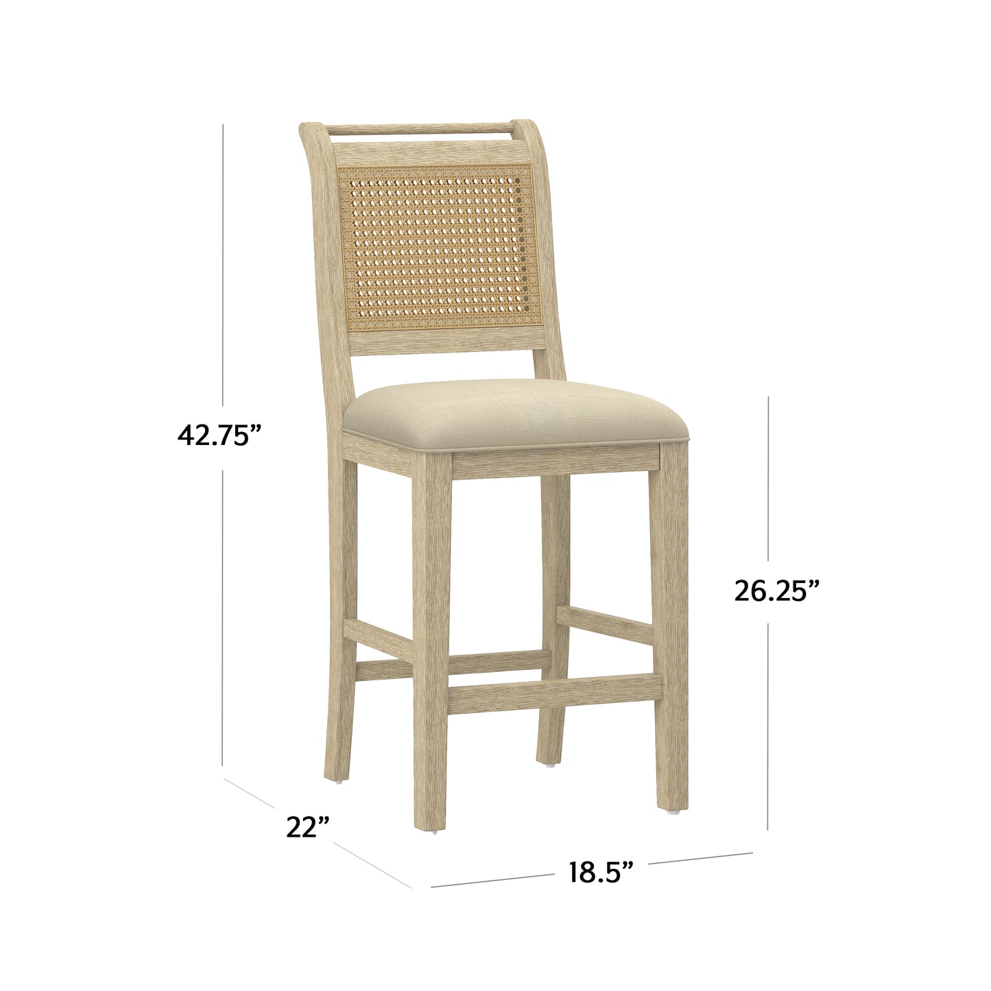 Everest Wood Counter and Bar Stools
