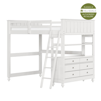 Lake House Wood Loft Bed