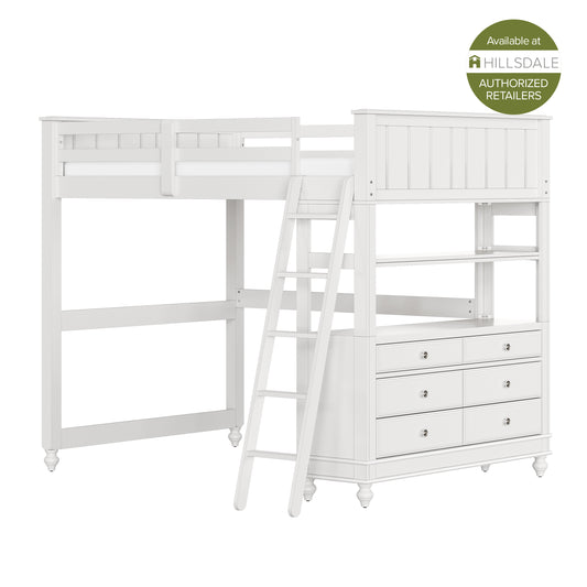 Lake House Wood Loft Bed