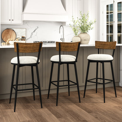 Southbridge Metal Counter and Bar Stools