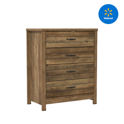 Lancaster Wood 4 Drawer Dresser