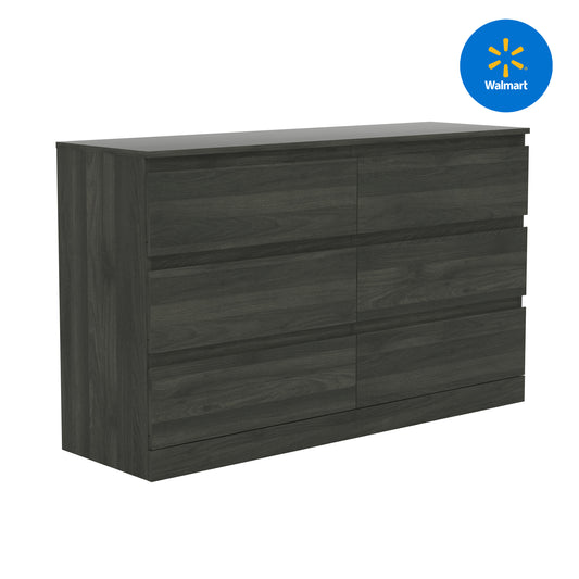 Brindle Wood 6 Drawer Dresser