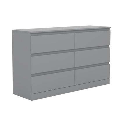 Brindle Wood 6 Drawer Dresser