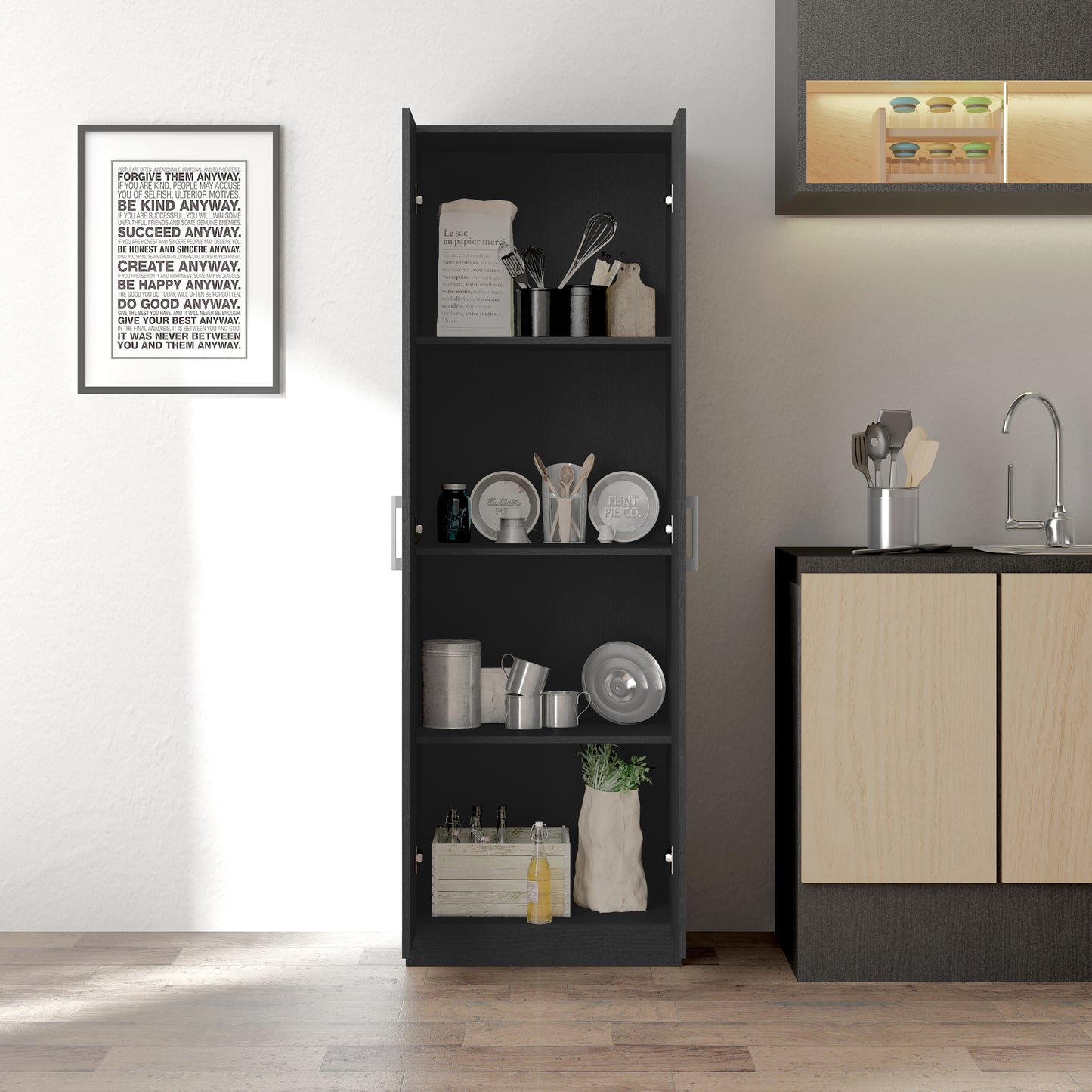 Lancaster Wood Kitchen Pantry