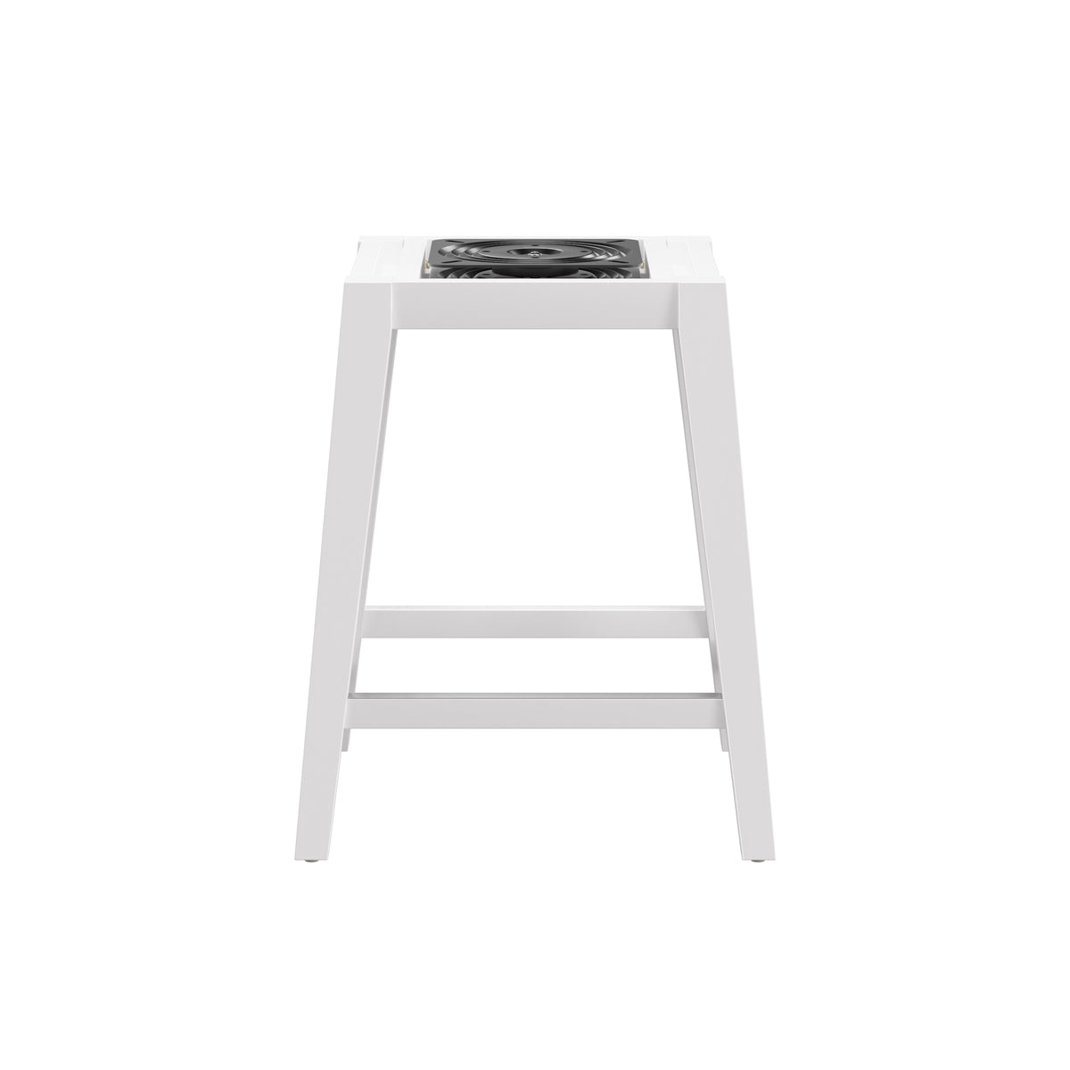 Uniquely Yours Wood Adjustable Stool Base with Swivel Plate