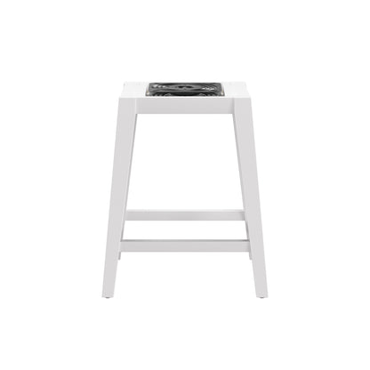 Uniquely Yours Wood Adjustable Stool Base with Swivel Plate