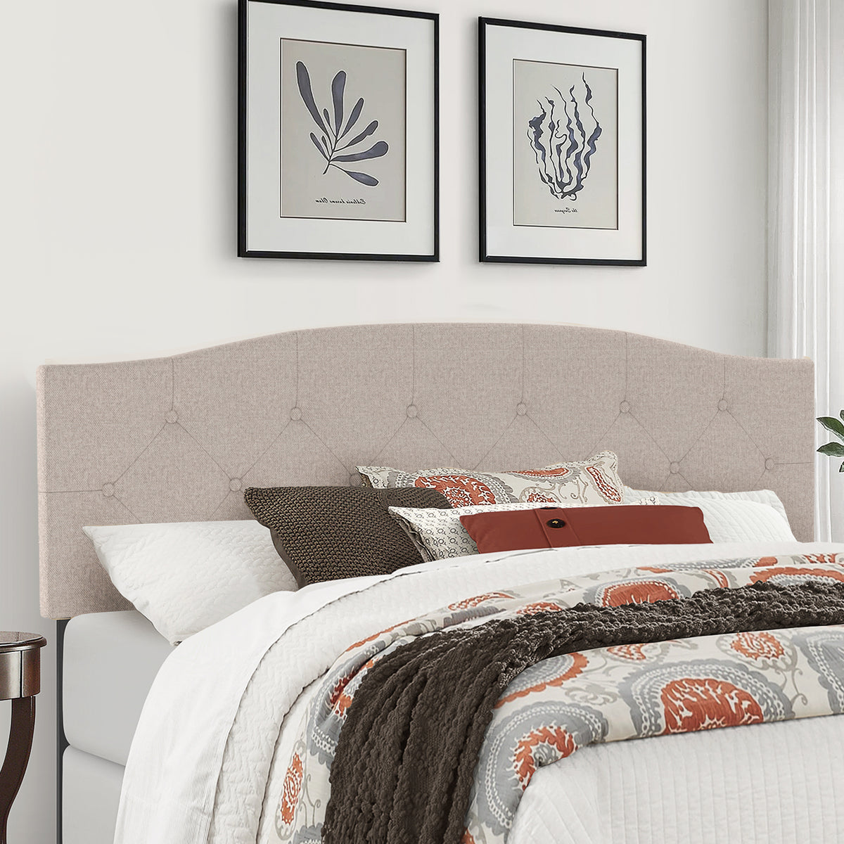 Provence Upholstered Headboard without Frame