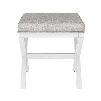 Somerset Wood Vanity Stool