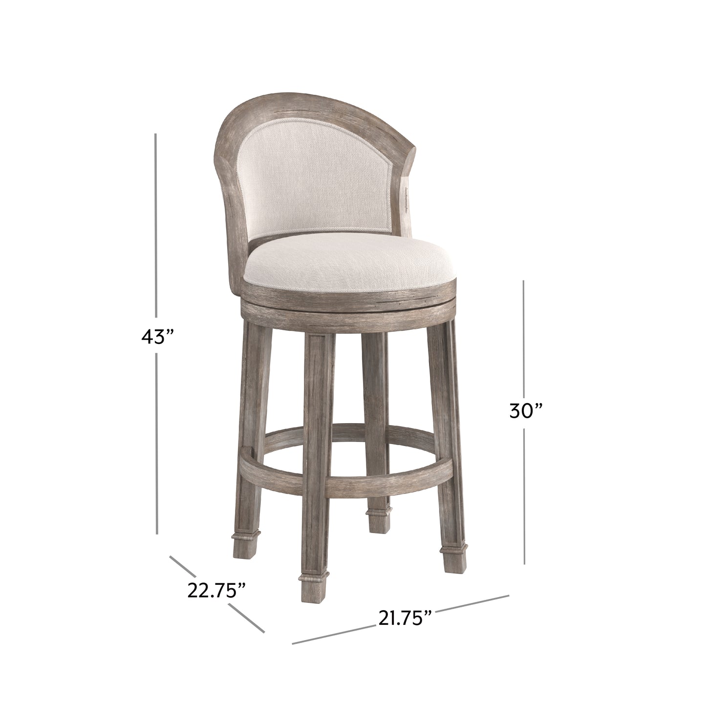 Monae Wood Stool