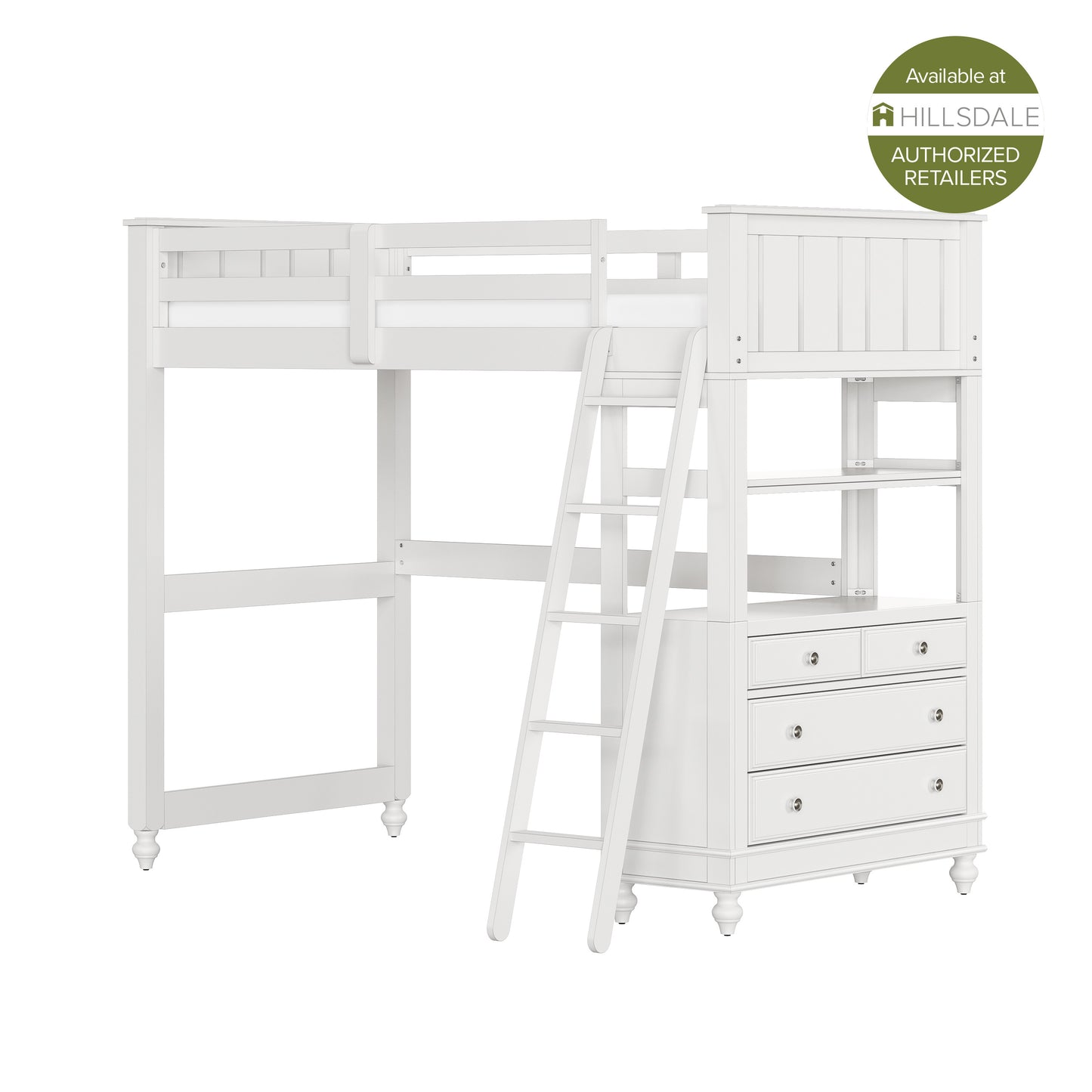 Lake House Wood Loft Bed