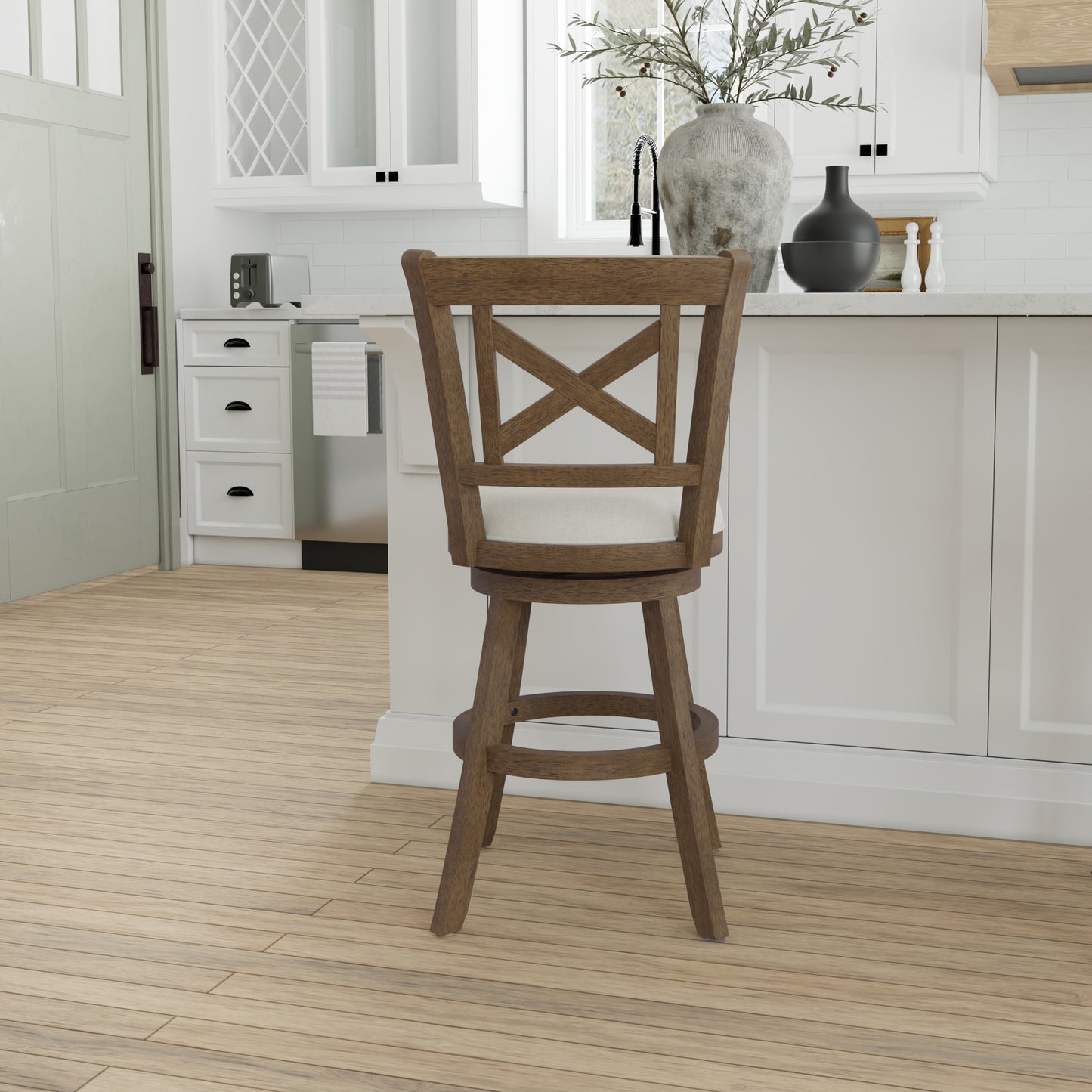 Hamlin Wood Stool