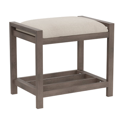 Amelia Wood Vanity Stool